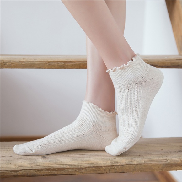 5 Pairs Women Cotton Socks - Picture 3 of 8